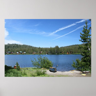 Bergsee, Kanus Poster