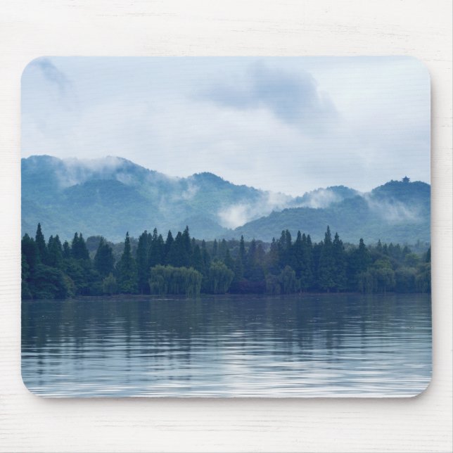 Bergsee Landschaft Mousepad (Vorne)