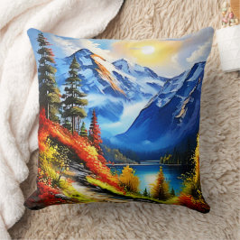 Bergsee: Landschaftliche Sicht Kissen