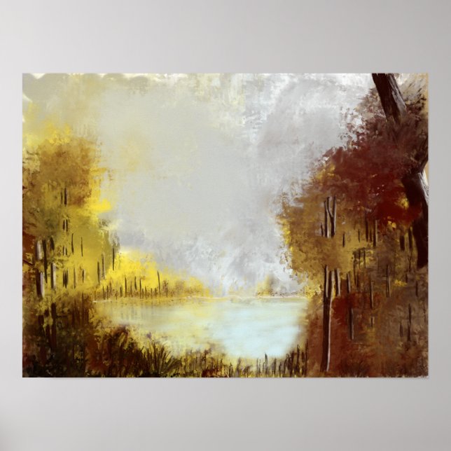 Bergsee Poster (Vorne)