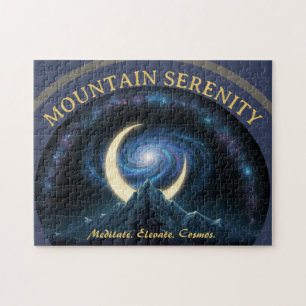 Bergserenität Kosmische Meditation, Halbmond Puzzle