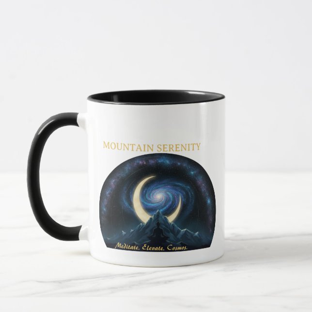 Bergserenity Kosmische Meditation, zunehmender Mon Tasse (Links)