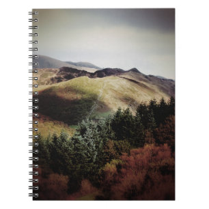 BERGSICHT AUF WALEN NOTIZBLOCK