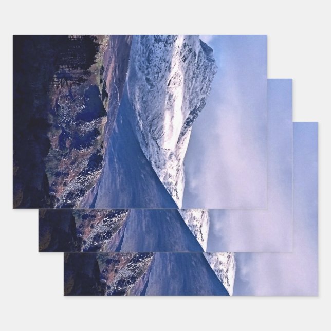 BERGSICHT GESCHENKPAPIER SET (Set)