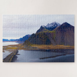 Bergsicht in Island Puzzle