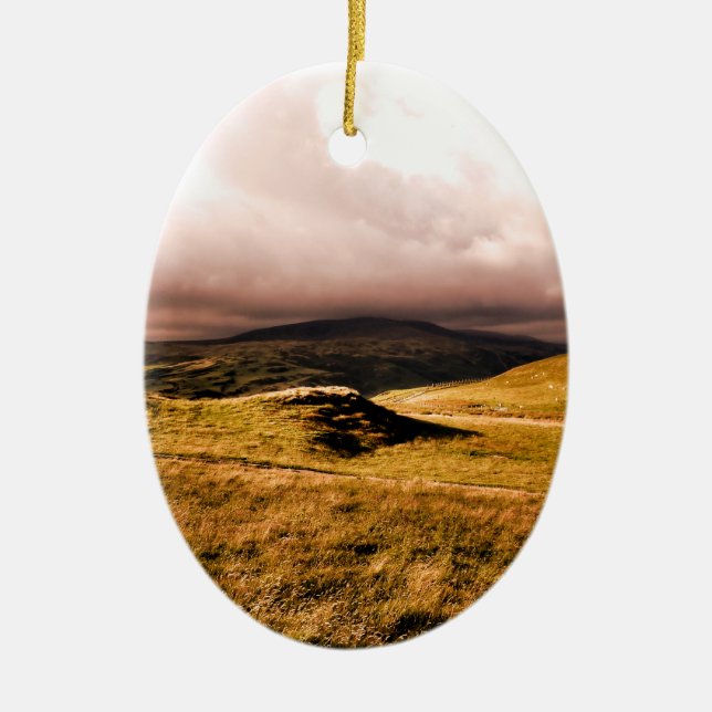 BERGSICHT KERAMIKORNAMENT (Vorne)