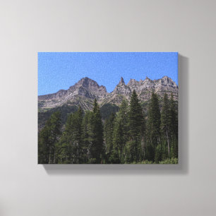Bergsicht Kootenai-See Stretched Canvas Print Leinwanddruck