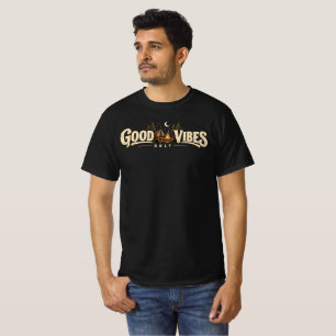 Bergsonnenuntergang Positive Botschaft Vintage T-Shirt