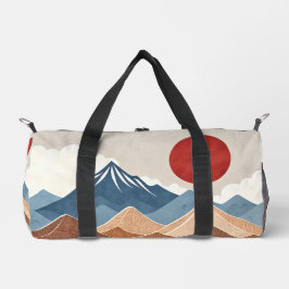 Bergsonnenuntergangs-Schönheit Duffle Bag