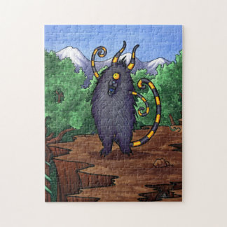 Bergspitzen-Monster - Feeping Geschöpfpuzzlespiel Puzzle