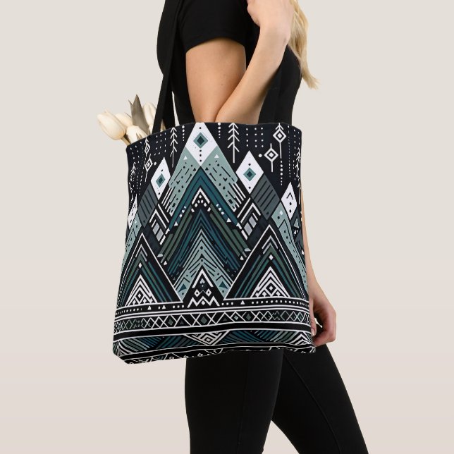 Bergspitzen Tribal Geometric Tote Bag (Von Nahem)