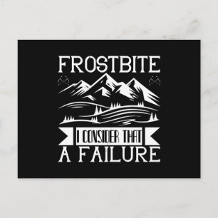 Bergsteigen - Erfrierungen Postkarte