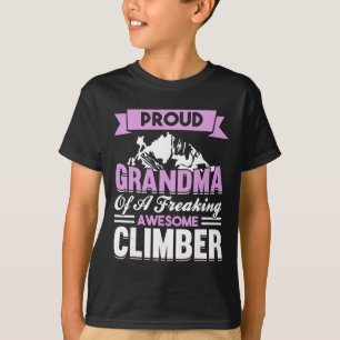 Bergsteigen Felsenklettern Großmutter Kletterin G T-Shirt