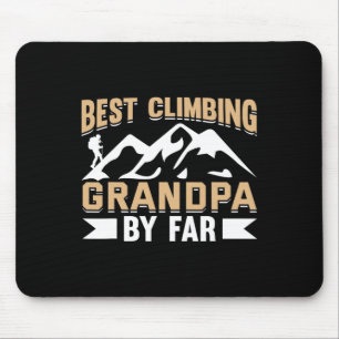 Bergsteigen Felsenklettern Großvater Kletterer Opa Mousepad