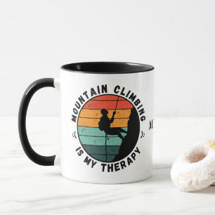 Bergsteigen ist meine Therapie Tasse