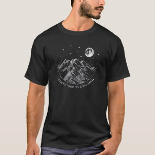 Bergsteigen, Klettern und Wandern Motiv mit Natur T-Shirt