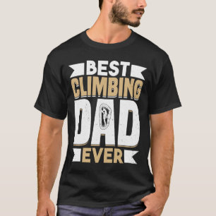 Bergsteigen Klettersteig Klettersteig Vater Klette T-Shirt