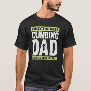 Bergsteigen Klettersteig Klettersteig Vater Klette T-Shirt
