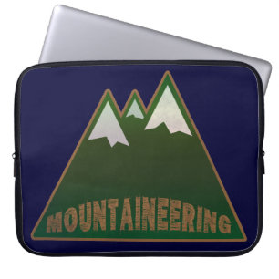 Bergsteigen. Laptopschutzhülle