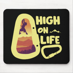Bergsteigen Mousepad