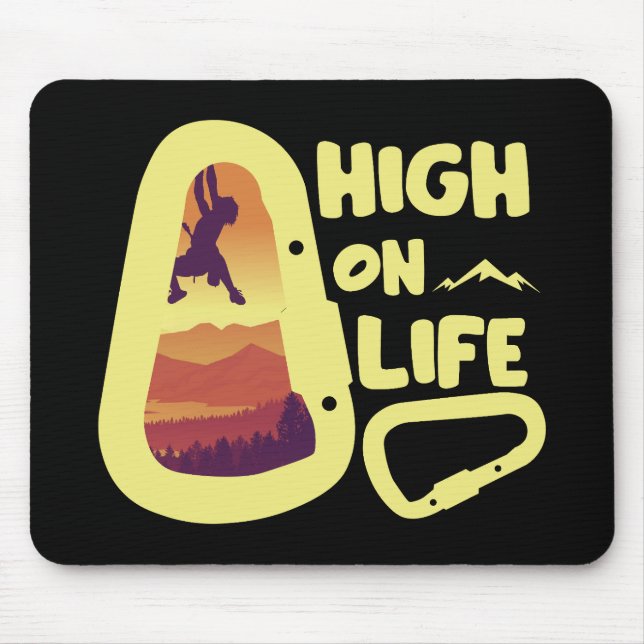 Bergsteigen Mousepad (Vorne)