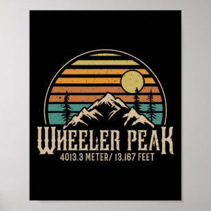 Bergsteigen New Mexico Wandern Berg Wheeler Peak Poster
