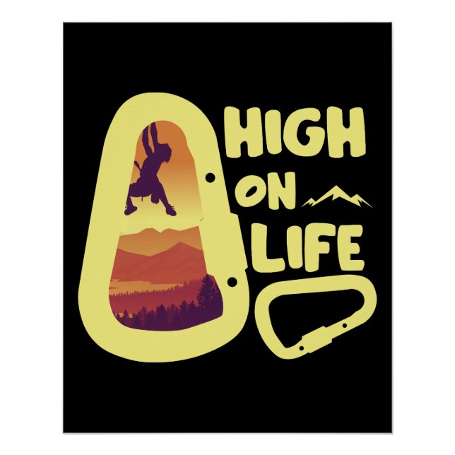 Bergsteigen Poster (Vorderseite)