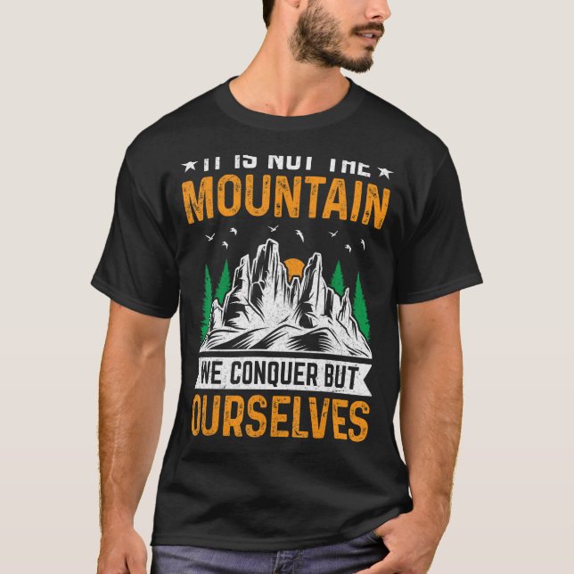 Bergsteigen und wandern T-Shirt (Vorderseite)