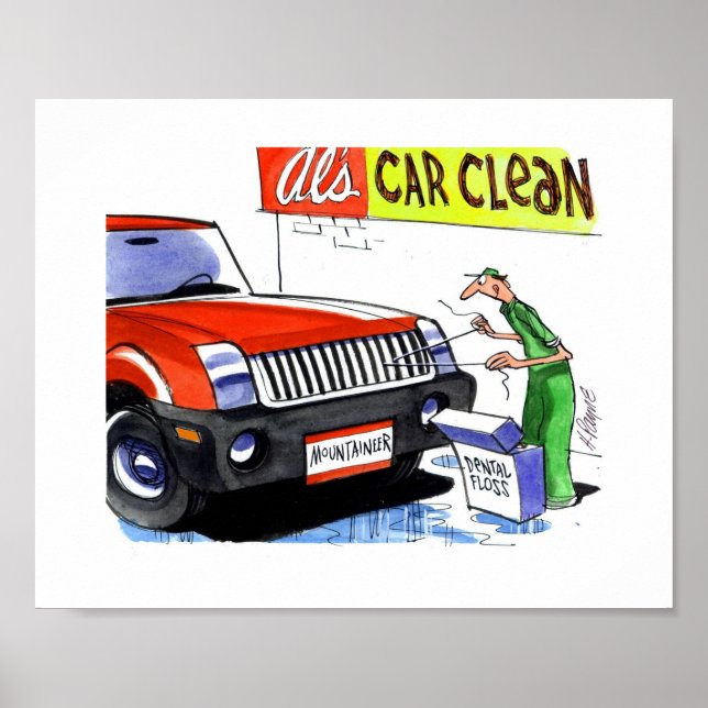 Bergsteiger Dental Floss Poster (Vorne)