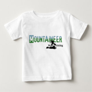 Bergsteiger im Training Baby T-shirt