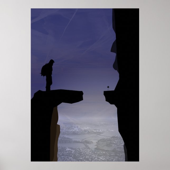 Bergsteiger Poster (Vorne)