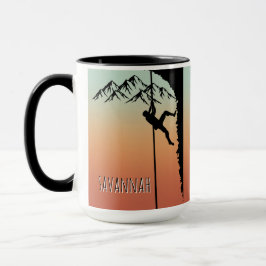 Bergsteiger Rock Climbing Custom Tasse