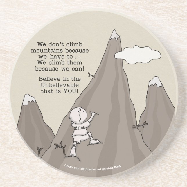 Bergsteiger Untersetzer (Vorne)