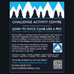 Bergsteiger, Wandern und Klettern, Erlebnis-Flyer Flyer<br><div class="desc">Bergsteiger,  Wandern und Klettern,  Adventure Advertising Flyer beim Business Card Store.</div>