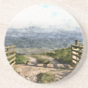 BERGSTRASSE SANDSTEIN UNTERSETZER