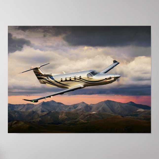 Bergsturm Pilatus Poster (Vorne)
