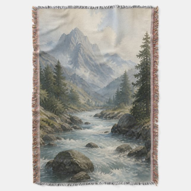 Bergtal Decke (Vorderseite Vertikal)