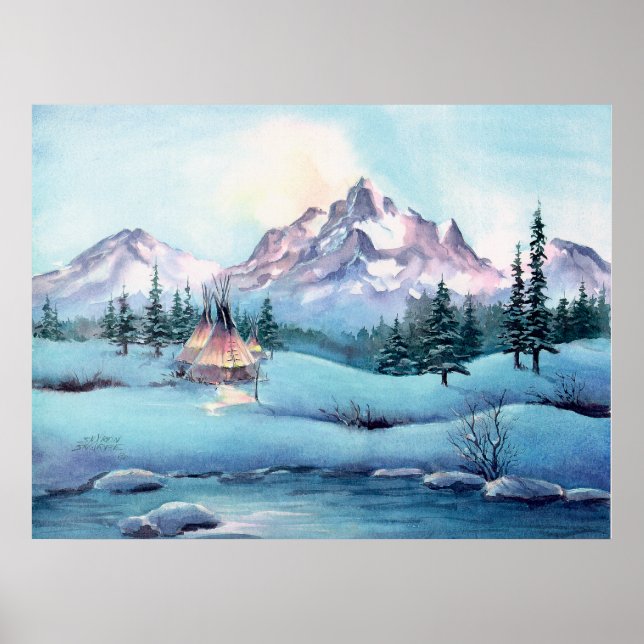 BERGTIPIS VON SHARON SHARPE POSTER (Vorne)