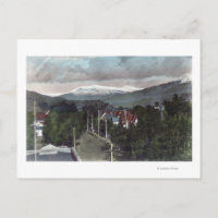 Bergtopo-Ansicht von CitySanta Paula, CA