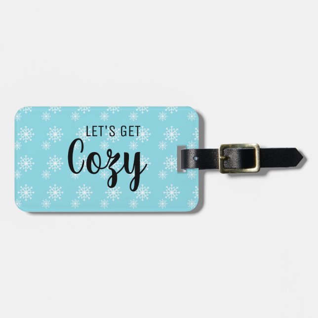 Bergurlaub Skigebiet Gepäckstück Gepäckanhänger (Vorderseite horizontal)