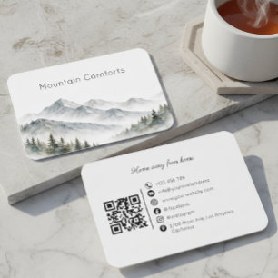Bergvermietung Tourguide QR-Code Visitenkarte