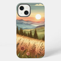 Bergwaldhügel Land Natur iPhone Case