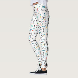 Bergwandermuster Leggings