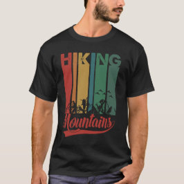 Bergwandern Abenteuer Wildnis Trekking Wanderung T-Shirt