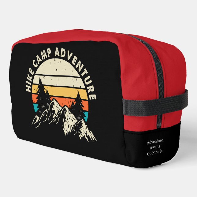 Bergwandern & Camping Adventure Waschbeutel (Linke Seite)