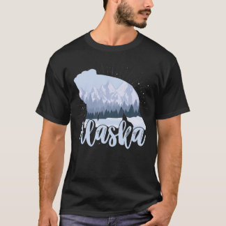 Bergwandern Natur Camping Tierbären Gletscher T-Shirt