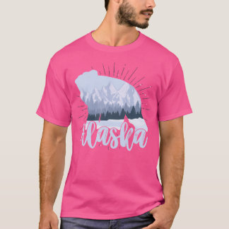 Bergwandern Natur Camping Tierbären Gletscher T-Shirt