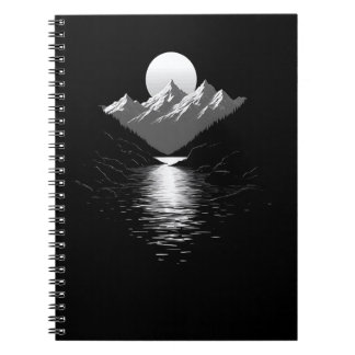 Bergwandern Scenic Lake Natur Landschaft Wanderer Notizblock