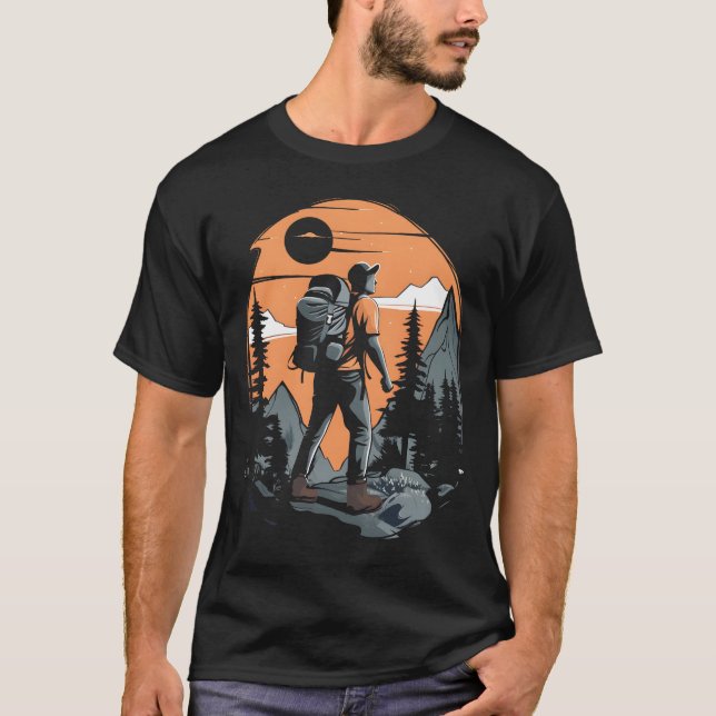 Bergwandern T-Shirt (Vorderseite)