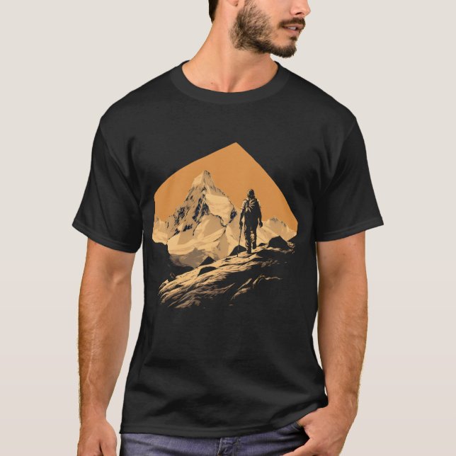 Bergwandern T-Shirt (Vorderseite)